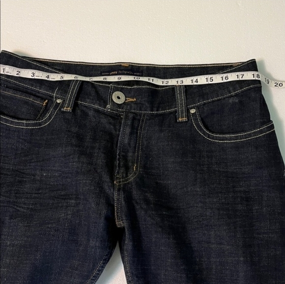 Levi's Classic Indigo Denim 542 Tilted Flare size 14 - Picture 10 of 15